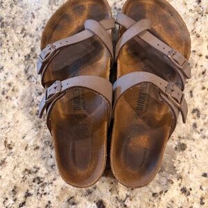 Birkenstock Tan Double-Strap Sandals